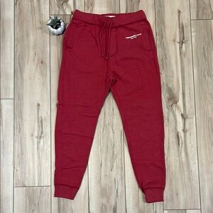 Abercrombie & Fitch Red Jogger Sweatpants